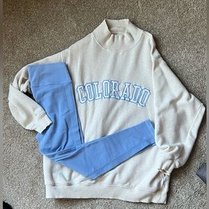Aerie Sweatshirt&leggins set M